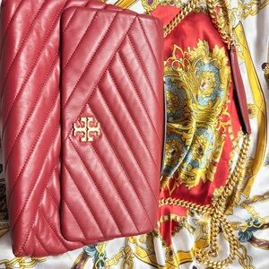 Tory Burch Red Quilted Women's Bag
